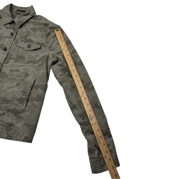 ATM Sage Green Camouflage Large Denim Jacket - Picture 12 of 14